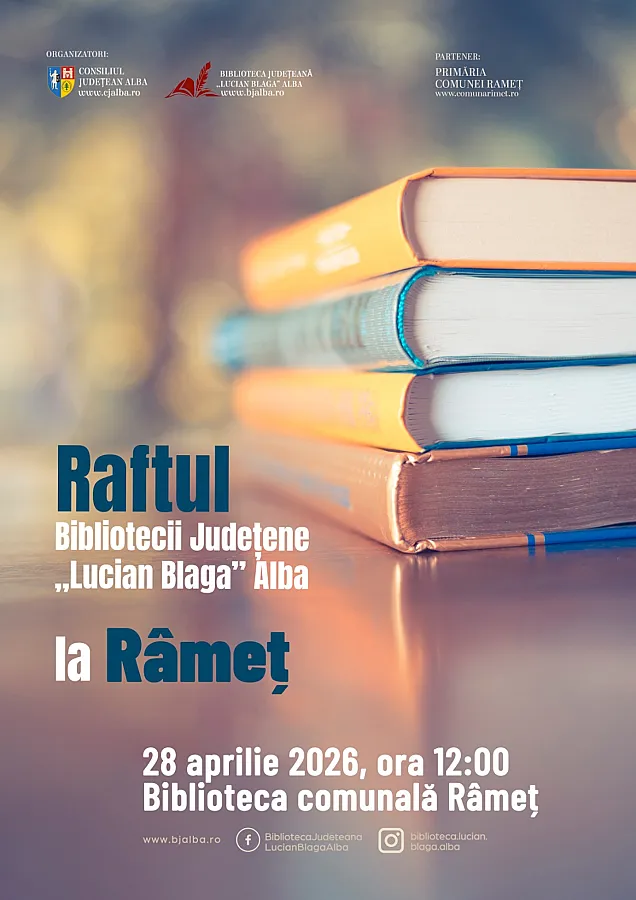 Raftul Bibliotecii Județene „Lucian Blaga” Alba ajunge la Râmeț