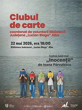 „Inocenții” de Ioana Pârvulescu – cartea lunii la Clubul de lectură al voluntarilor