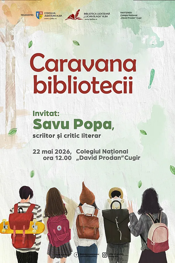 Caravana Bibliotecii Județene „Lucian Blaga” Alba la Cugir