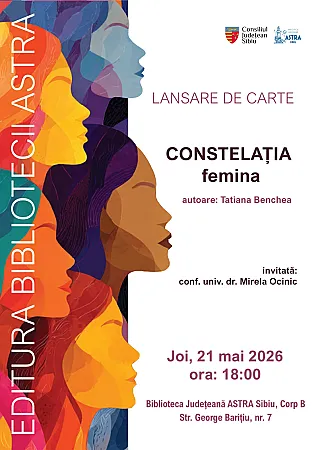 Lansare de carte: „Constelația Femina” de Tatiana Benchea