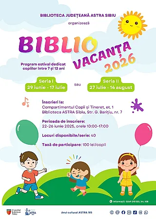 Bibliovacanța 2026