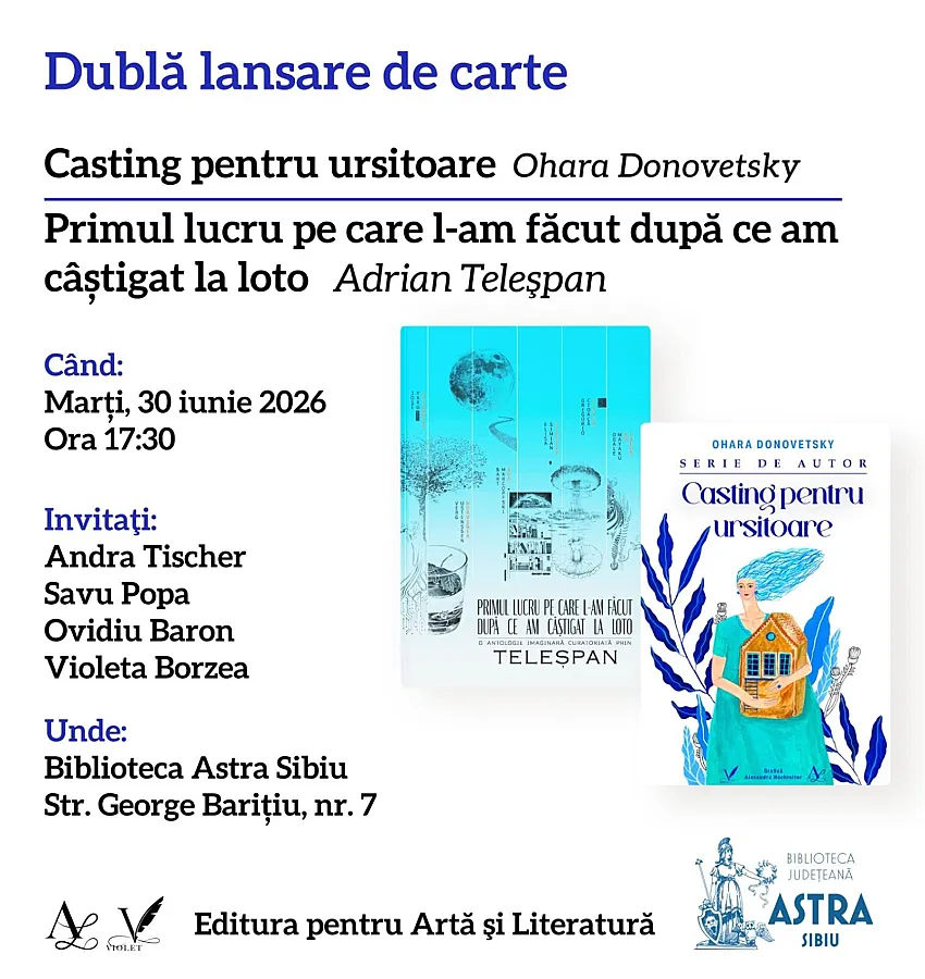 Dublă lansare de carte