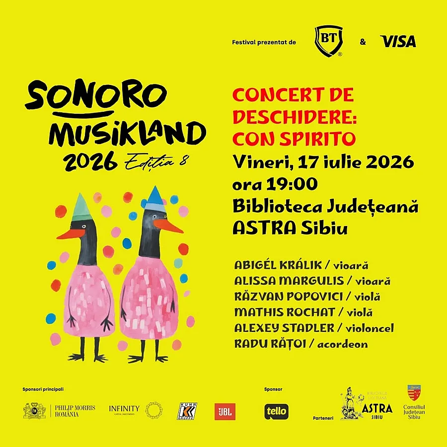 Concert de deschidere a Festivalului SoNoRo Musikland 2026