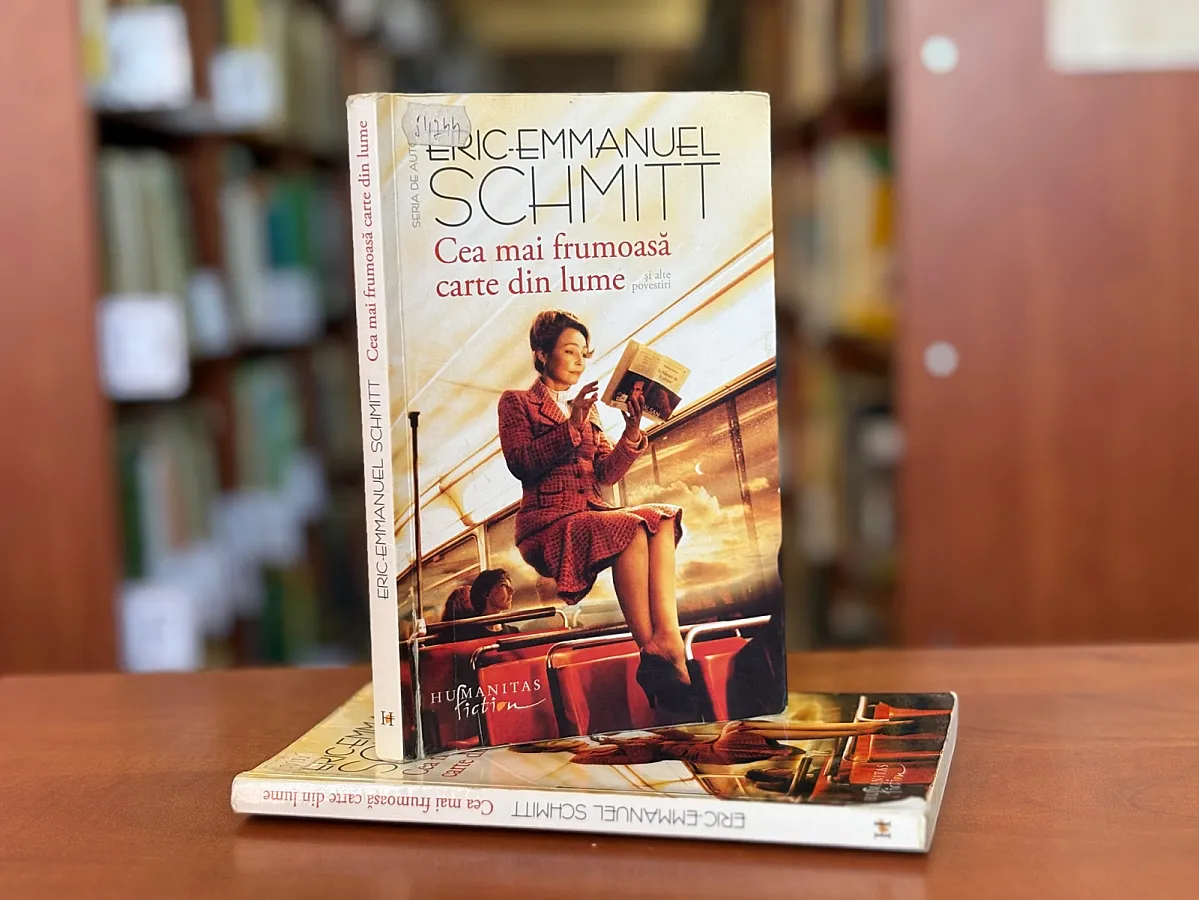 „Cea mai frumoasă carte din lume” de Éric-Emmanuel Schmitt, în discuție la Clubul de lectură