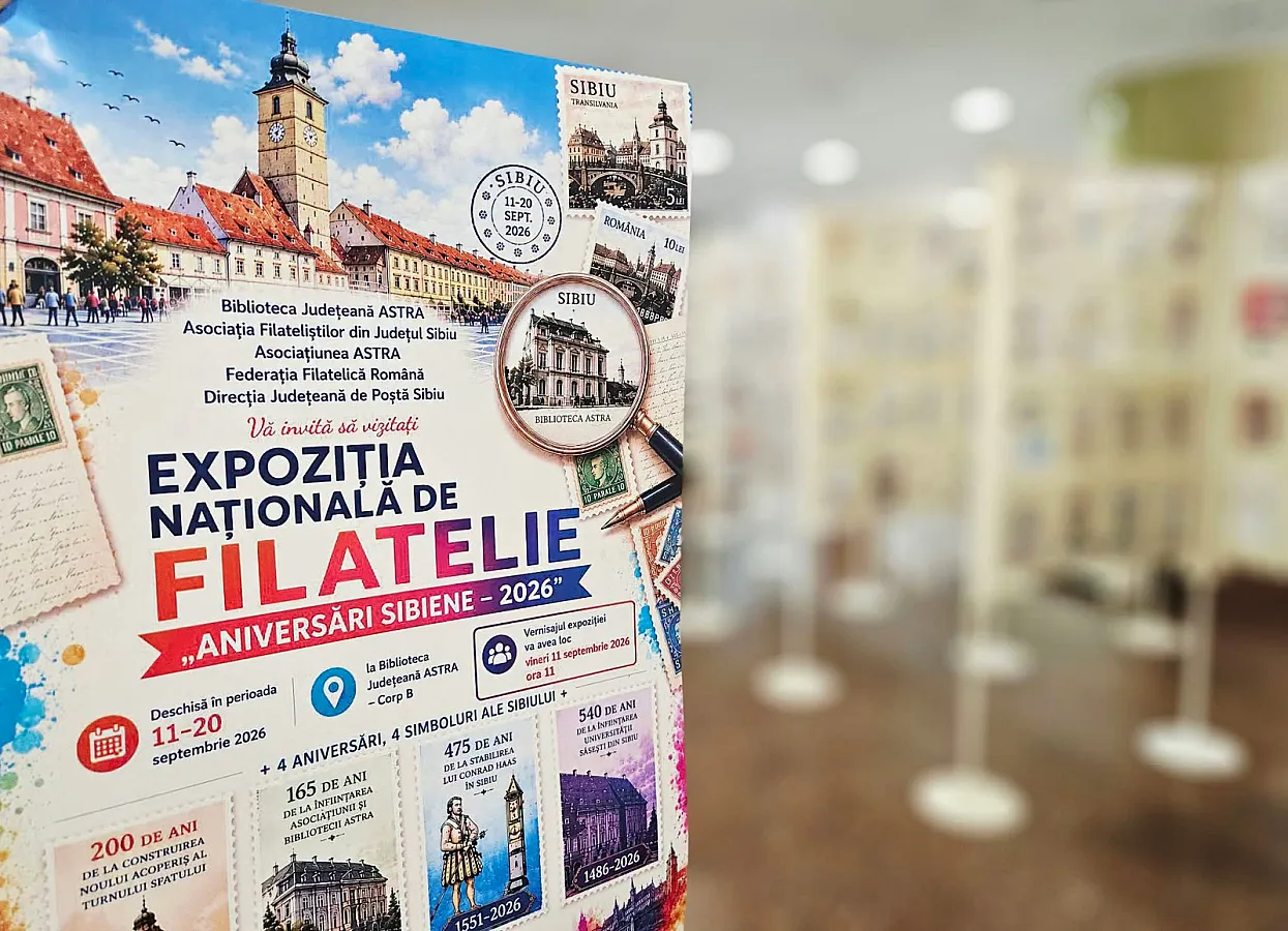 Expoziția filatelică națională „Aniversări sibiene 2026”